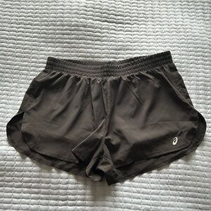 ASICS running shorts (M) in black